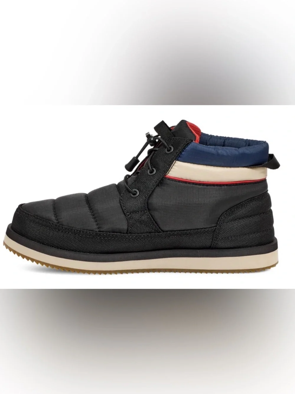 EUC Sanuk Puff Chiller Mid Boots Women's 7 Black Cozy Winter Outdoor